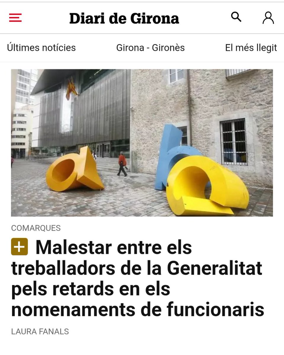Afectats824's tweet photo. 📣 Avui el @DiarideGirona es fa ressò del malestar creixent dels aprovats de la #Convocatòria824, encara sense nomenament. Gràcies per visibilitzar una situació insostenible que exigeix solucions urgents.

📰 https://t.co/uUscRZKOlG

#FuncióPública #EstabilitzacióJa https://t.co/bifSaSkCeG