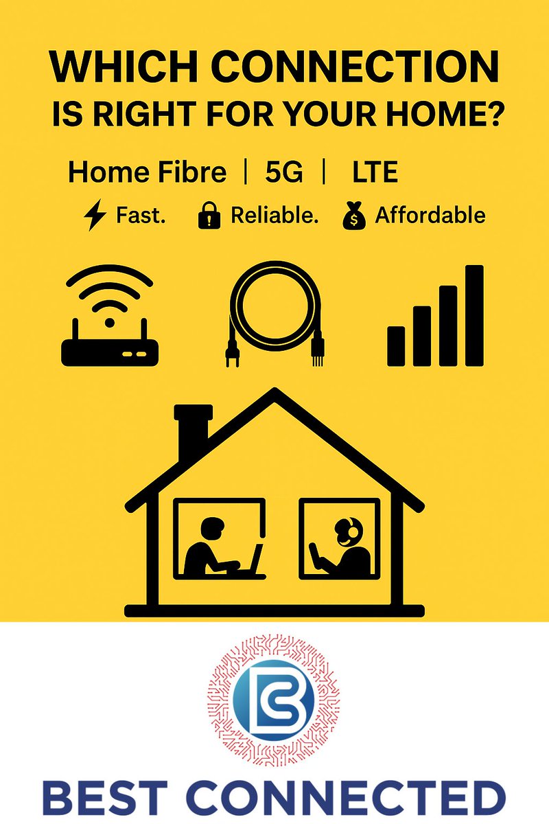 BestConnectedSA's tweet photo. Looking to upgrade your home internet?
What matters most to you — speed, stability, or affordability?
Available across South Africa
DM us to check coverage
#HomeInternet #FibreToTheHome #5G #LTE #SouthAfrica #RIPPresleyChweneyagae #itsgivingneat https://t.co/XcLeKOOiN2