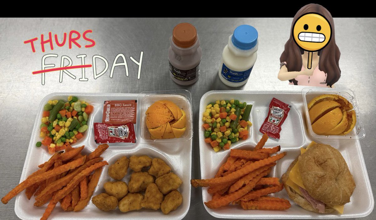 Susan Sanchez : CNS Manager lll (@sanchez_hms_ies) on Twitter photo Hola Cavaliers! ๐ Todayโs Menu: Popcorn ๐ฟ Chicken, Bbq Sauce or Ham & Cheese Croissant ๐ฅ both with Sweet Potato ๐ Fries ๐, Ketchup, Steamed Mix Veggies ๐ฅ, Fresh Orange ๐ w/ Tajin and Variety of Milk ๐ฅ๐๐ป๐ #Allin #TeamSisd <a href="/SocorroISD/">Socorro ISD</a> <a href="/HERNANDO_MS/">Dr. Jesse A. Sepulveda</a> <a href="/RNava_HMS/">Raul Nava Jr.</a> <a href="/DNavariz_HMS/">Dr. Danielle Navariz</a> Hola Cavaliers! ๐ Todayโs Menu: Popcorn ๐ฟ Chicken, Bbq Sauce or Ham & Cheese Croissant ๐ฅ both with Sweet Potato ๐ Fries ๐, Ketchup, Steamed Mix Veggies ๐ฅ, Fresh Orange ๐ w/ Tajin and Variety of Milk ๐ฅ๐๐ป๐ #Allin #TeamSisd <a href="/SocorroISD/">Socorro ISD</a> <a href="/HERNANDO_MS/">Dr. Jesse A. Sepulveda</a> <a href="/RNava_HMS/">Raul Nava Jr.</a> <a href="/DNavariz_HMS/">Dr. Danielle Navariz</a>