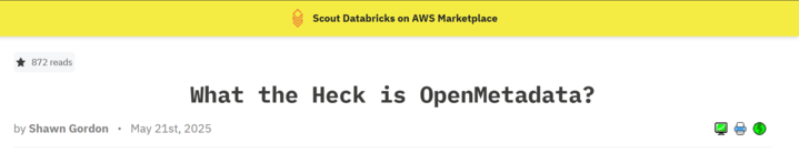 Metadata is infrastructure. But we rarely treat it that way.

OpenMetadata changes that not as a product, but as an open foundation.

- Tracks lineage down to the column level
- Connects with 90+ sources (Spark, Airflow, Postgres, etc.)
- Powers team-wide observability,