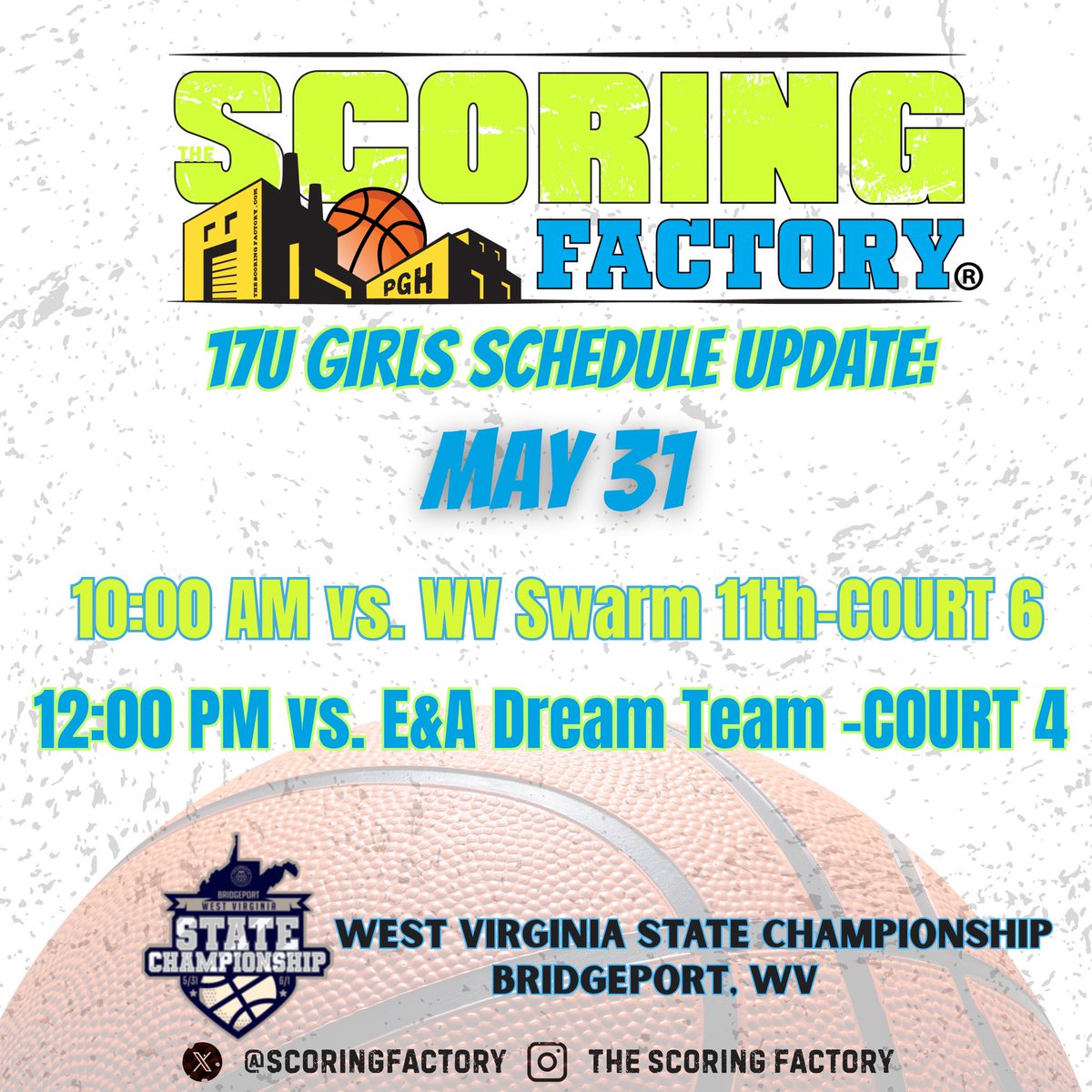 U17 Girls are BACK IN ACTION this weekend in Bridgeport, WV 🏀⛹️‍♀️💪

Schedule is live and our girls are ready to compete!!

@thescoringfactory_elite 
@thescoringfactory 
@j_acker 

#AAU #TheScoringFactory  #ComeGetSome  #Offense #Defense