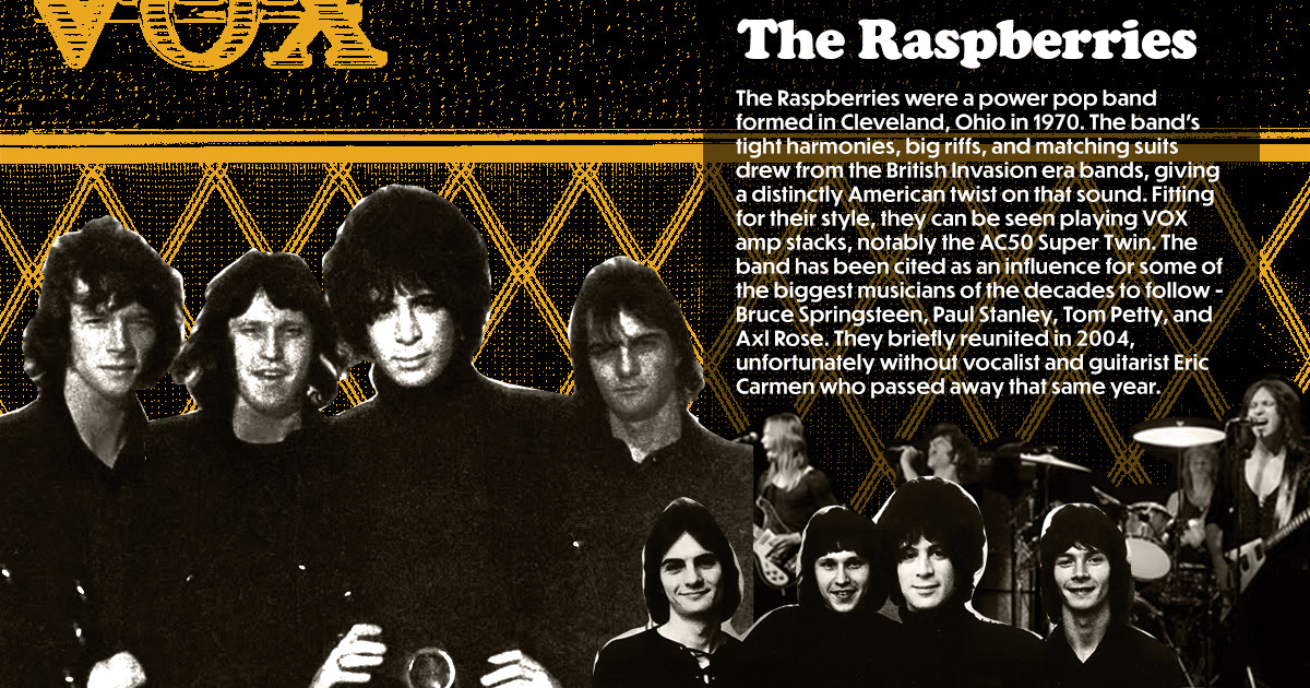 The Raspberries were a power pop band formed in Cleveland, Ohio in 1970. The band's tight harmonies, big riffs, and matching suits drew from the British Invasion era bands...

#Guitar #Throwback #ThrowbackThursday

Full Story Below 👇