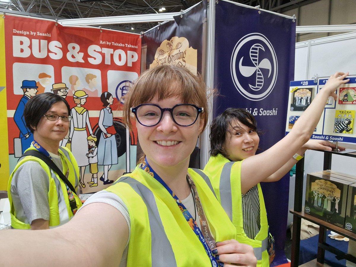 UKGE begins! Excited to be with <a href="/saashiandsaashi/">Saashi & Saashi</a> for their first ever trip to the UK 🤩🥳