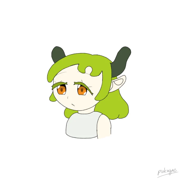 本日の30分集中描き 小顔化?