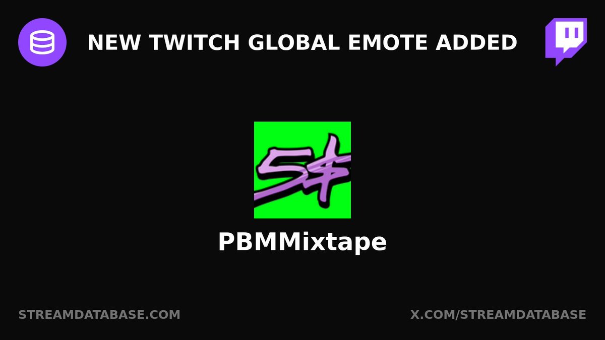 Twitch just added a new Global emote for PlaqueBoyMax’s mixtape “fiveforever” dropping tonight! 💜🩷