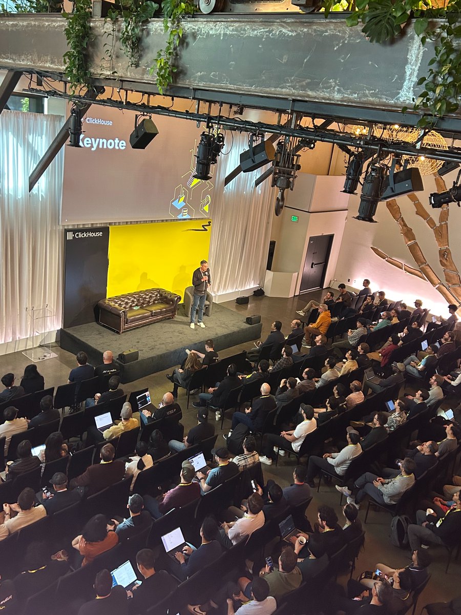 📢 We're live at ClickHouse Open House in SF! Stay tuned for an action-packed day of exciting product updates, customer stories, and deep dives with the ClickHouse team.