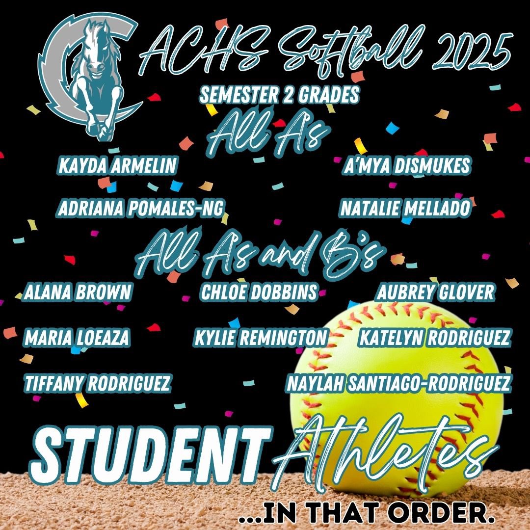 ACHS_ChargerSB's tweet image. So proud of these young ladies for excelling in the CLASSROOM! ⚡️📚⚡️ #STUDENTAthletes #HonorRoll @ACHS_Boosters @ACHS_ATHfbisd @ACHS_Chargers @FBISDAthletics