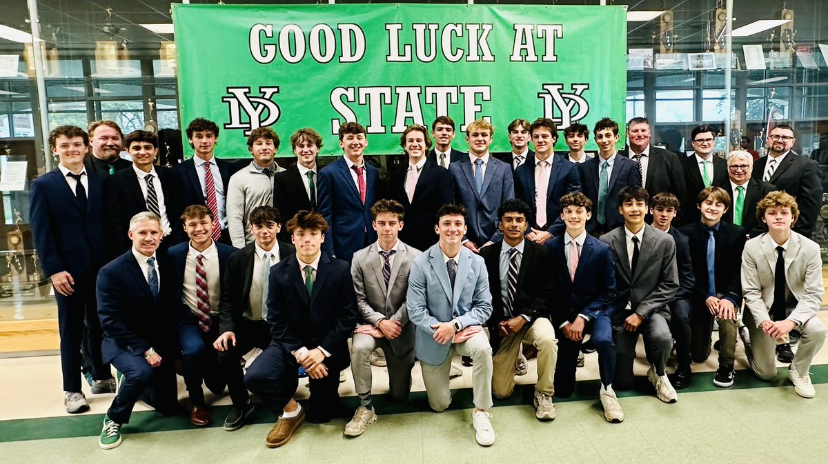 Boys’ Track and Field
State Send Off
Good luck in Charleston this weekend!  Go Dukes!