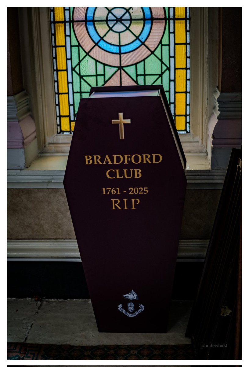 A sad end for the Bradford Club. #Bradford 1/2