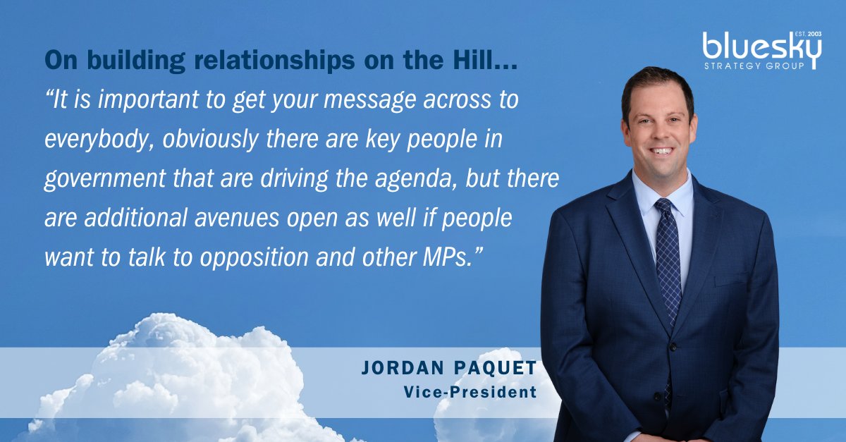 Bluesky Strategy Group (@blueskygroup) on Twitter photo VP <a href="/jordanpaquet/">Jordan Paquet</a> about relationship-building on the Hill and why advocacy shouldnât stop at government benches.
Read more: bit.ly/4jmeC8r
#cdnpoli #governmentrelations VP <a href="/jordanpaquet/">Jordan Paquet</a> about relationship-building on the Hill and why advocacy shouldnât stop at government benches.
Read more: bit.ly/4jmeC8r
#cdnpoli #governmentrelations