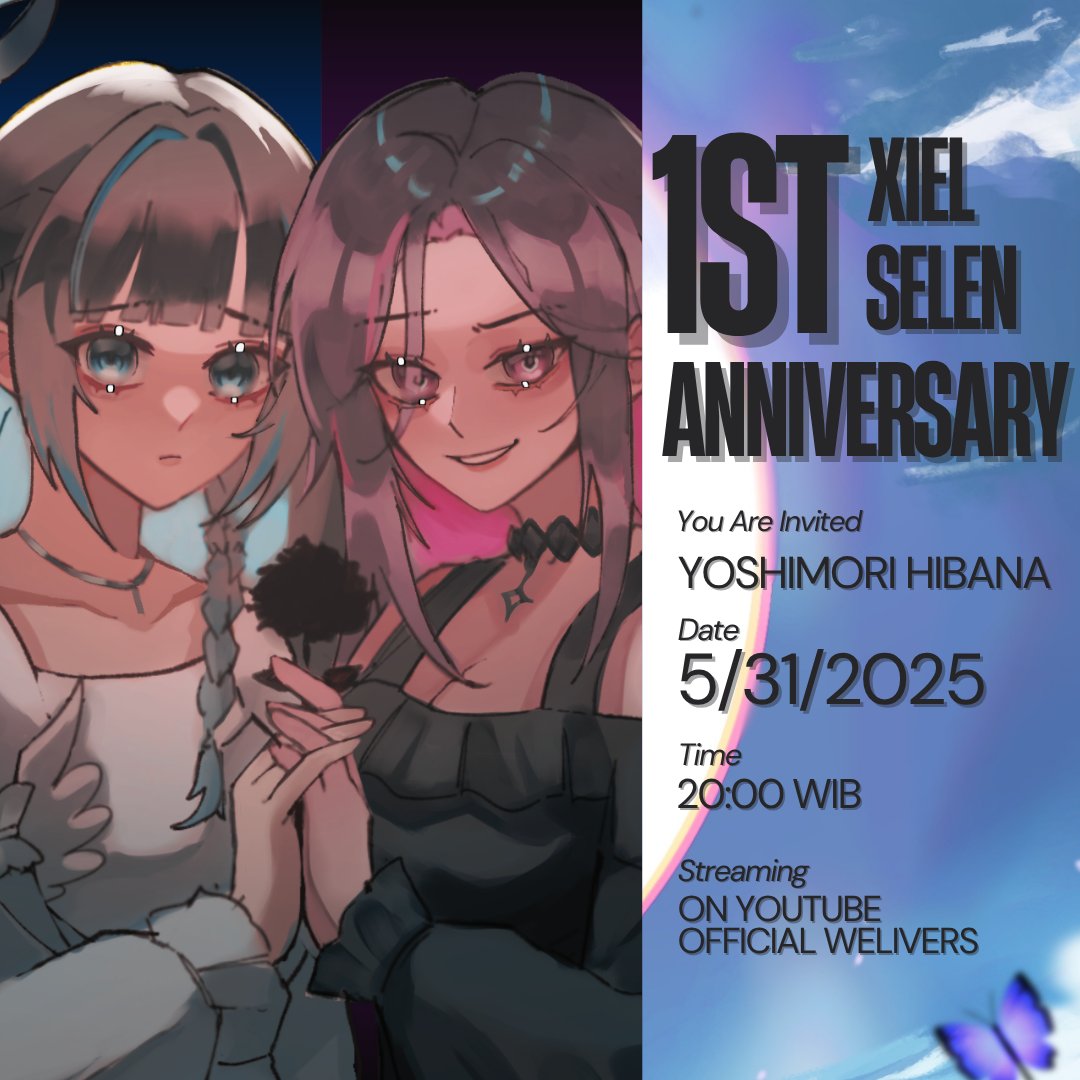 Dateng yuk ges ke anniversary pertamanya Xiel dan bebebku CEYENA amaRIZZ

Sabtu, 31 Mei 2025
20:00 WIB GMT+7 
youtube.com/live/uP6JiJ78_…