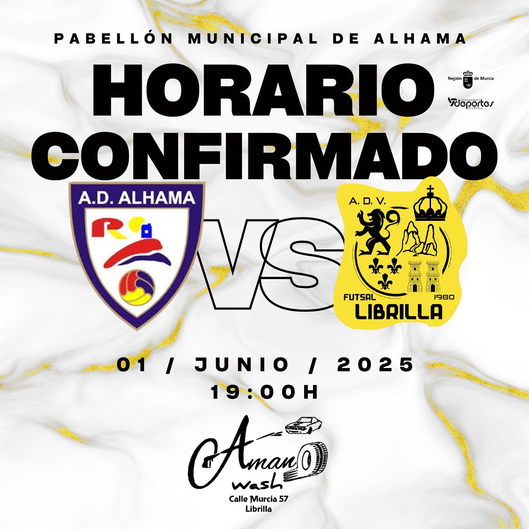 👊 ¡𝐀 𝐏𝐎𝐑 𝐋𝐀𝐒 𝐒𝐄𝐌𝐈𝐅𝐈𝐍𝐀𝐋𝐄𝐒!

📆 Domingo 1 de Junio.
🕖 19:00h.
🆚 <a href="/FsAlhama/">Alhama FS Primafrio</a>. 
🏟️ Pabellón Municipal de Alhama.
🏆 Cuartos de Final | Copa Federación. 

#SomosLibrilla 💛 #EternamenteCati