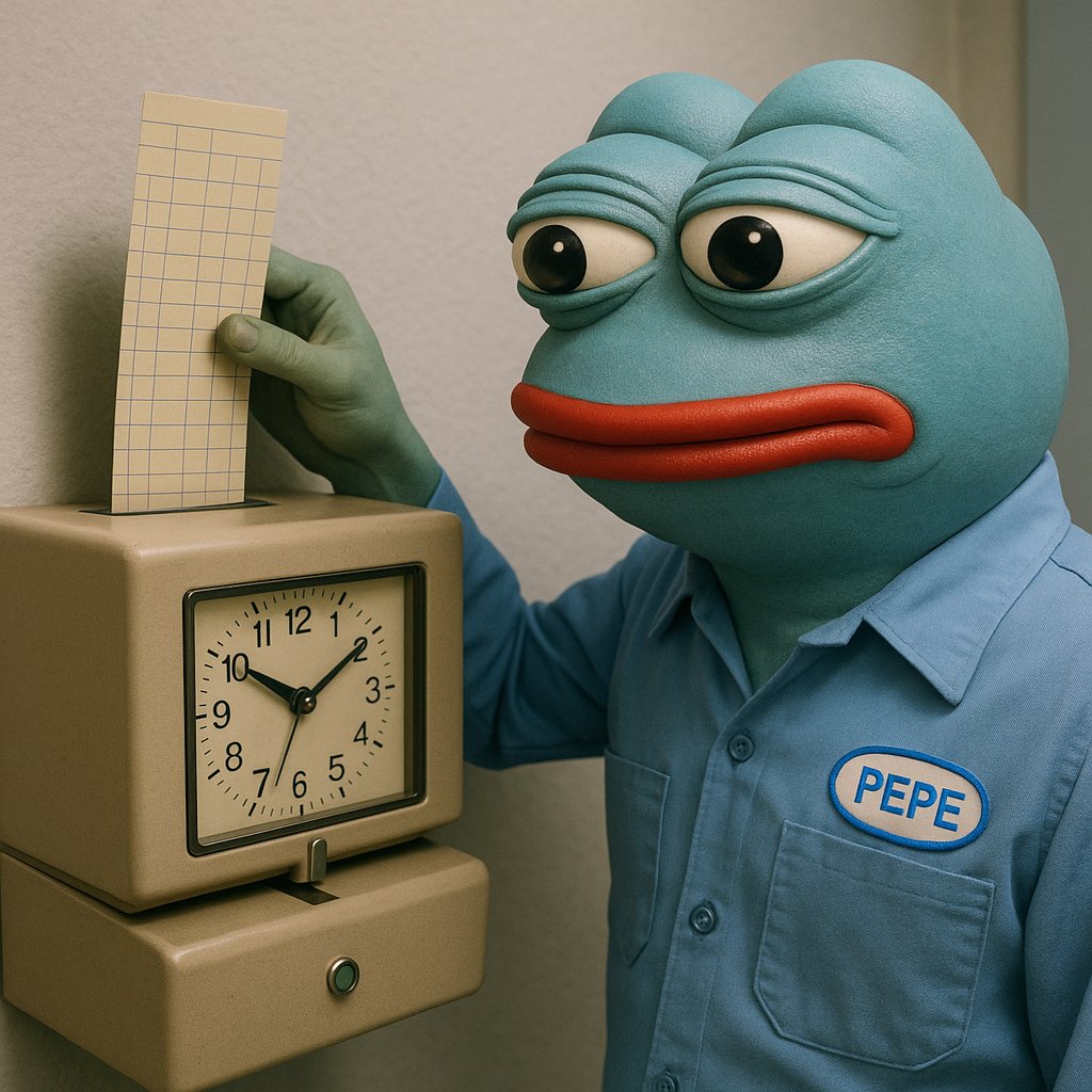 NiraNew84's tweet image. The time is Now!!
Lock in so you don't have to Clock in.
@pepe_sui_token