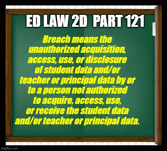 DpsRic's tweet image. What does #breach means according to #EdLaw2D?