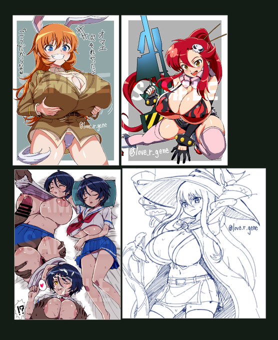 #今月描いた絵を晒そう 