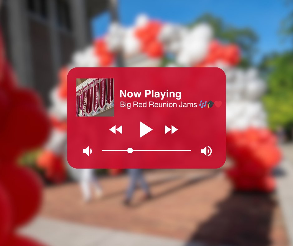 The countdown to Reunion 2025 is on!

Every reunion has a soundtrack, and this one is packed with jams from the ’50s, ’90s, and 2000s. 

Press play, reminisce, and get ready to make new memories together. Check out the full playlist here: hubs.la/Q03ptLGl0