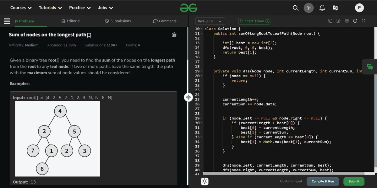 codewithprince2's tweet image. DAY 67 of Solving GFG160 Problem.
@geeksforgeeks
#gfg160
#geekstreak2025
