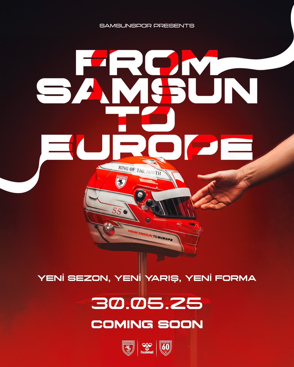 Yeni Sezon, Yeni Yarış, Yeni Forma.

Coming Soon... 🎥🏁⏳

30.05.2025

#Samsunspor #AtatürklüArma #AvrupaYolunda #FromSamsuntoEurope #UEFA