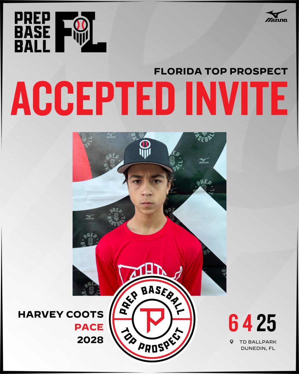 Prep Baseball Florida (@prepbaseballfl) on Twitter photo 𝐓𝐨𝐩 𝐏𝐫𝐨𝐬𝐩𝐞𝐜𝐭 𝐆𝐚𝐦𝐞𝐬 ☀️
'28 Harvey Coots (<a href="/cootsyy/">Harvey Coots 2028</a>) will be at the FL Top Prospect Games, June 4 at TD Ballpark.
#FLTPG25 will serve as the main identifier for the '25 Future Games & Southeast Super Sophomore Games.
Request invite ⤵️
loom.ly/tcPnDX0 𝐓𝐨𝐩 𝐏𝐫𝐨𝐬𝐩𝐞𝐜𝐭 𝐆𝐚𝐦𝐞𝐬 ☀️
'28 Harvey Coots (<a href="/cootsyy/">Harvey Coots 2028</a>) will be at the FL Top Prospect Games, June 4 at TD Ballpark.
#FLTPG25 will serve as the main identifier for the '25 Future Games & Southeast Super Sophomore Games.
Request invite ⤵️
loom.ly/tcPnDX0