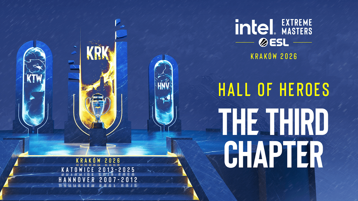 klikaMY's tweet photo. Po niemal dwóch dekadach IEM opuszcza Katowice!🛸

Turniej przenosi się do Krakowa – Intel Extreme Masters 2026 odbędzie się w dniach 6–8 lutego w TAURON Arenie! 🏆

Myślicie, że to dobra decyzja, czy będzie Wam brakować Spodka? :((

🔎źródło: ESL Counter-Strike https://t.co/HOm546fAcZ