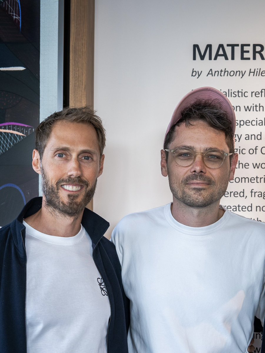 Wishing my friend and partner in this exhibition <a href="/mountvitruvius/">Anthony Hiley-Mann | MV</a> all the best with the launch of the incredible Materialistic over the past few days. It’s been a journey for us all, but we got there and the result is exquisite… You should be very proud. Cheers 🍻