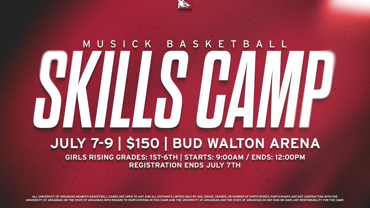 Spots are still open for our skills camps! We're a little over a month away 📅

Register → bit.ly/arkwbbcamp
