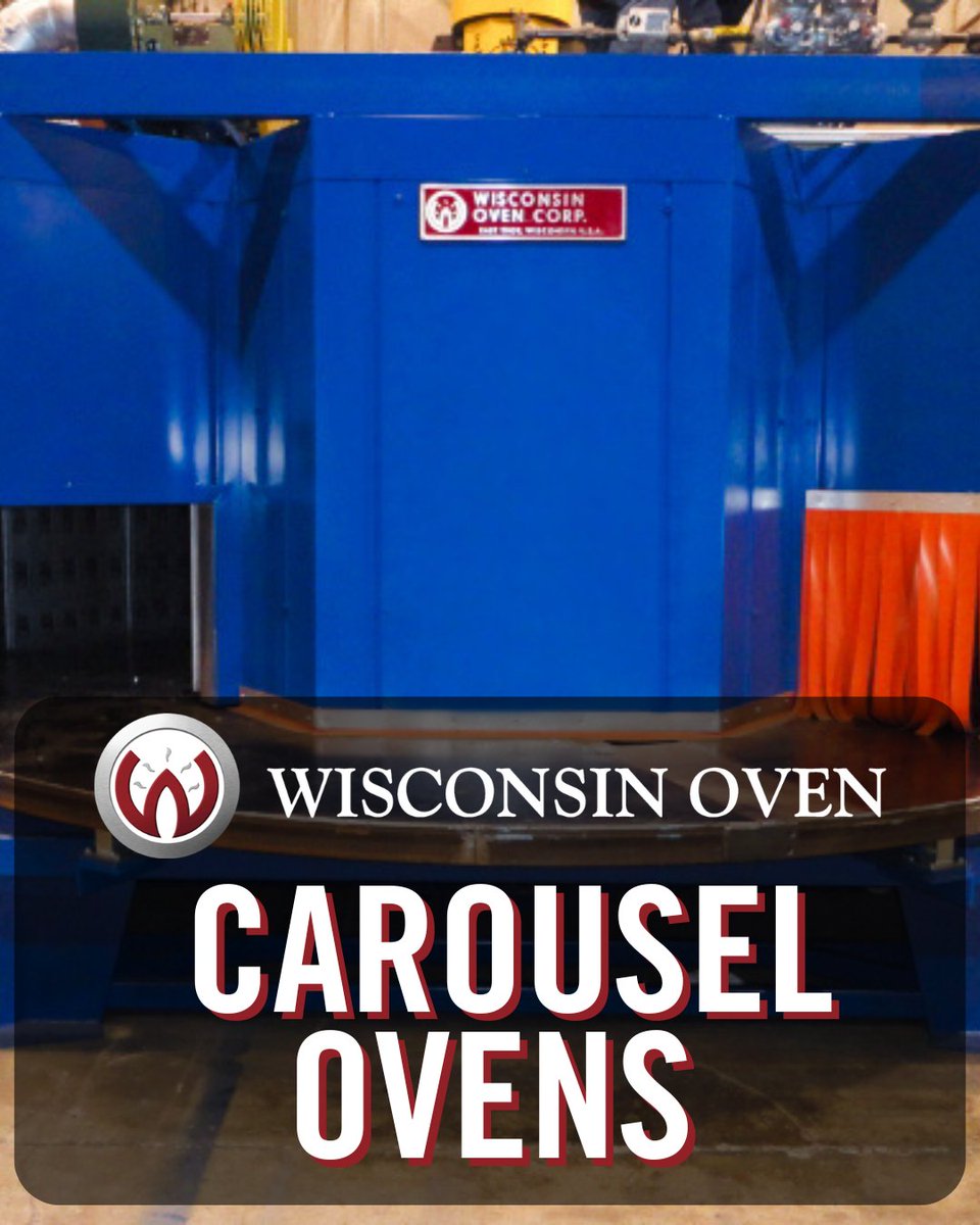 🔄 Maximize efficiency without sacrificing space. Wisconsin Oven’s carousel conveyor ovens are built for applications where floor space is limited and operator convenience is key.

🔗 Discover more: wisoven.com/products/conve…

#wisconsinoven #industrialoven #heattreatingoven
