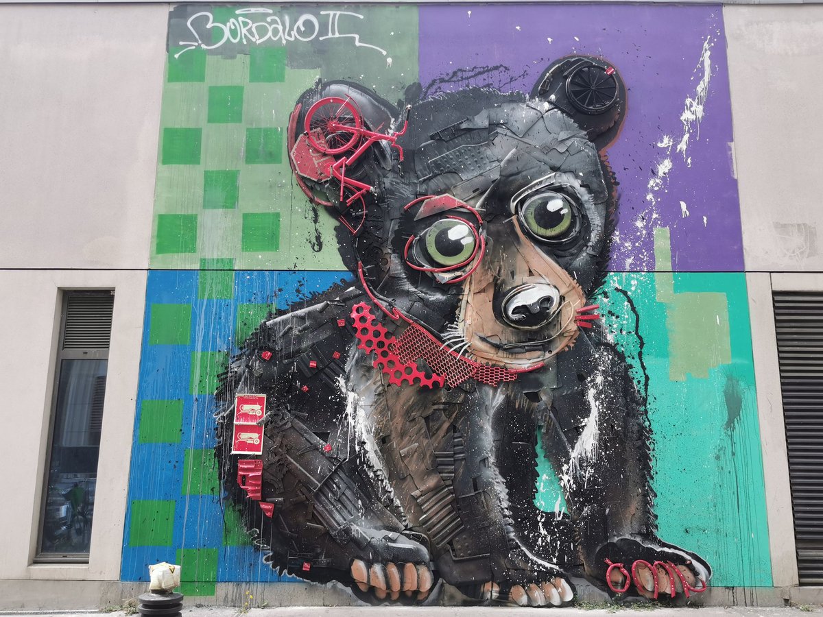 Little_Daf's tweet photo. En se promenant dans #Paris13, #Rnst, #C215, #Bordalo2, #Satr. #StreetArt 😎 https://t.co/8OF3QGib6i