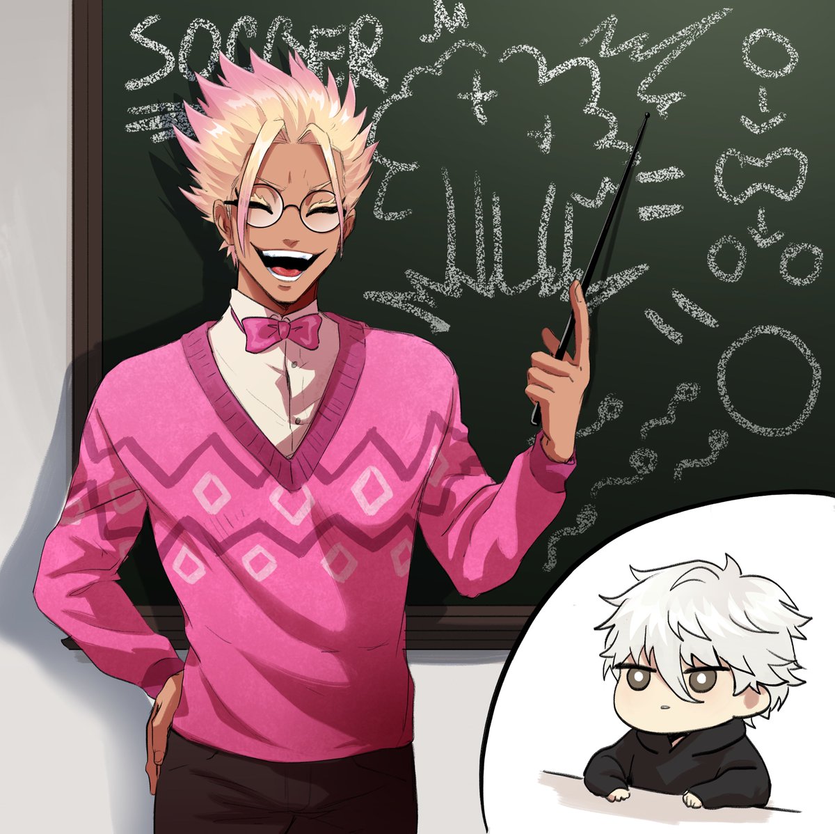 shidou is teaching nagi the inner workings of motivation
