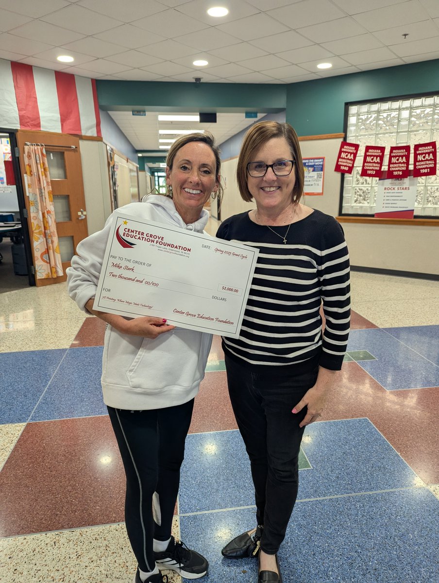 MGES teacher Mika Stark received a grant from the CGEF to purchase a 3D printer and supporting resources. "Through 3D design and printing, students will explore real-world applications in a way that fosters creativity, critical thinking, and collaboration."