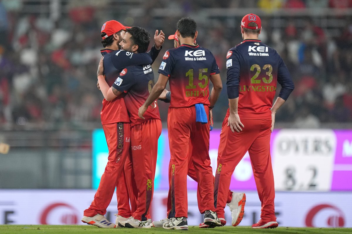 srinath0218's tweet photo. RCB are through their 4th IPL finals 🏟️

#RCBvsPBKS 
#ipl2025playoffs https://t.co/WVnyLwiGwc