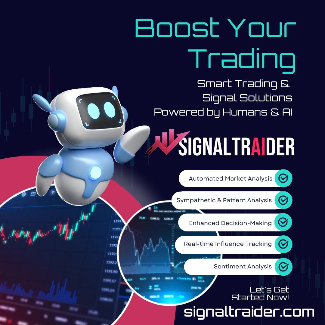 SignalTraider's tweet photo. π Trade smarter with Human + AI signals!
Spot trends, decode patterns & boost results in real time. Start now π https://t.co/ejkMslB4Oy
#SmartTrading #AI #MarketTrends #TradeSmart #SignalTraider https://t.co/yVro8dS07n