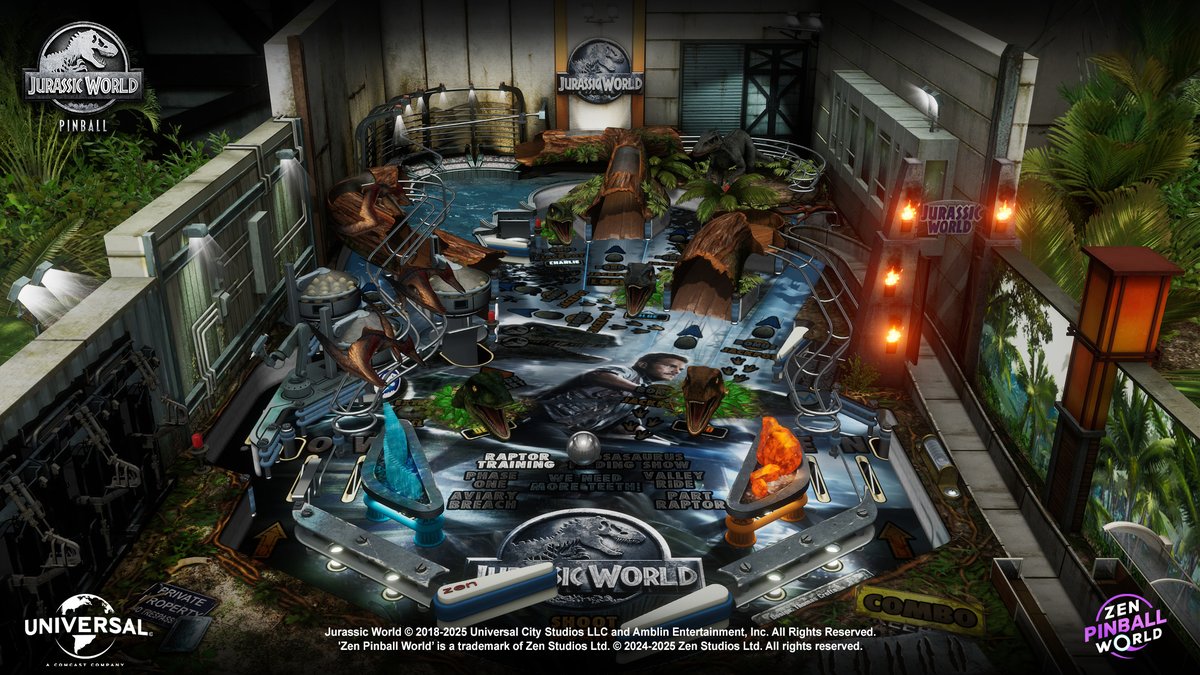 zen_studios's tweet photo. Tables from the Universal Classics Pinball and Jurassic World Pinball packs have arrived in Zen Pinball World on Android!
Join the adventure and relive the most captivating moments from timeless blockbuster films.
Play Now: https://t.co/AupdaaUL2s
#ZenPinballWorld https://t.co/yvaQlOmyur