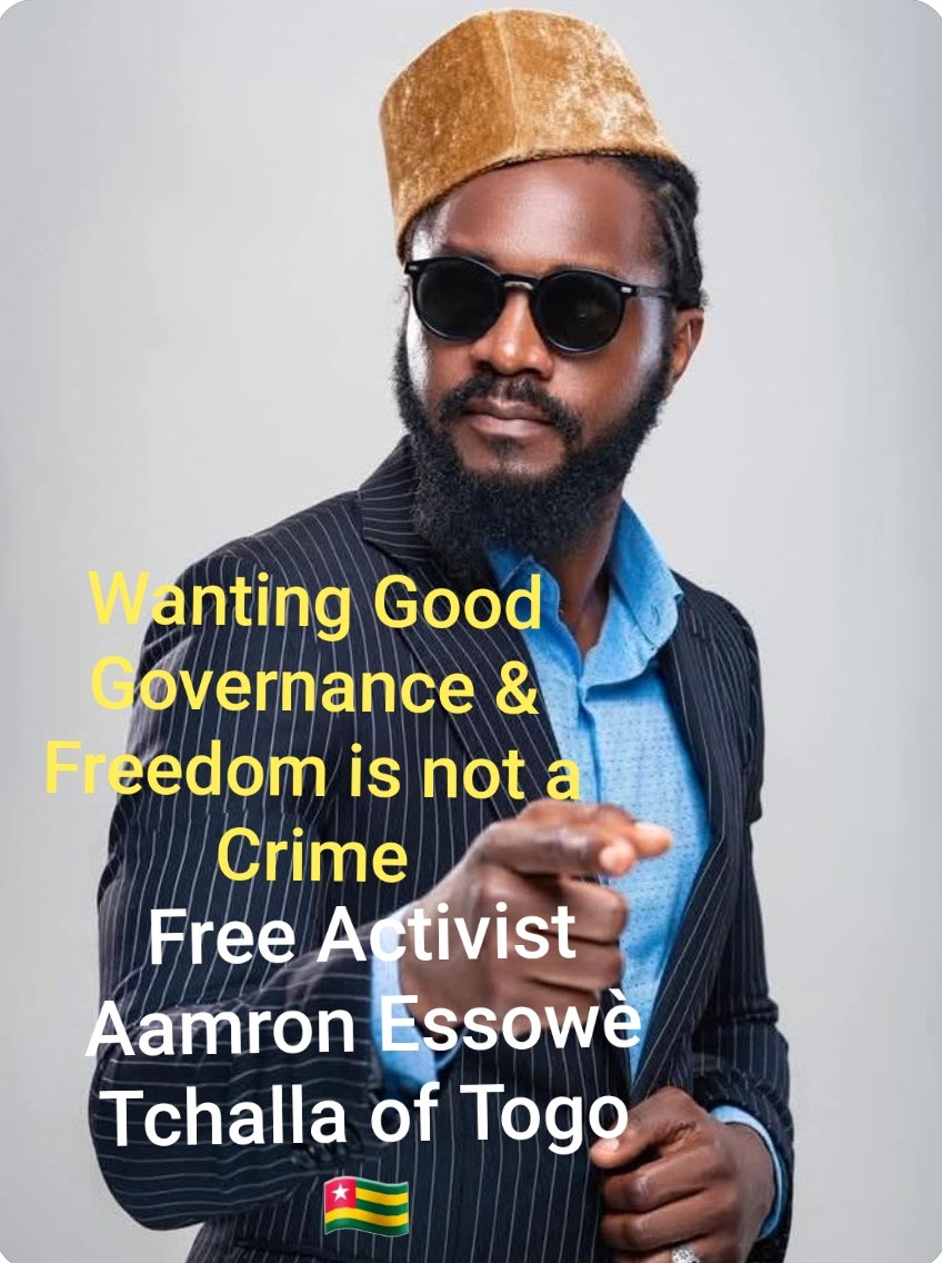 nafala25's tweet photo. Tros c'est Tros lô! Libérez Les
"Let Freedom Reign"
#Togo #Afrique
#Togodebout
@radiotaxifmtogo
#tampaexpress
#AmbUETogo
@zanetorofficial
@hrw
#ecowas_cedeao
#AfricaDay
#JLMelenchon
#Left_EU
#LeMediaTV
#Avuleté https://t.co/4ERijyHPgV
