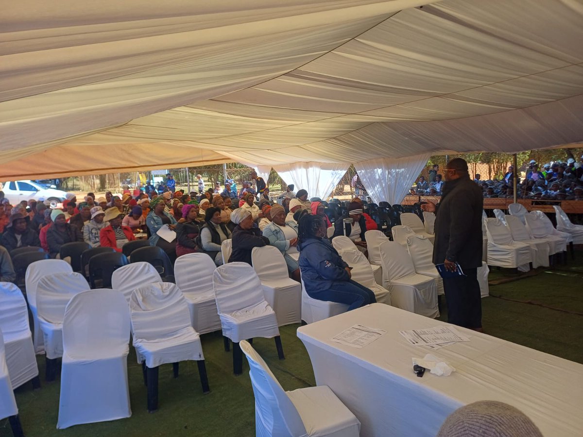DOJCD_ZA's tweet image. DOJ&amp;amp;CD North West Provincial Office working together with the Department of Education and other stakeholders hosted an information awareness sessions as part of #ChildProtectionWeek2025 at Thuto ke Maatla Secondary School as well as neighboring schools in the area of Groot