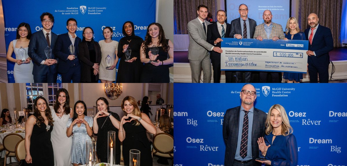 Thank you to everyone who joined us for the 2025 Rising Star Gala! 🌟
We celebrated excellence, emerging talent, and shared big laughs, especially thanks to our residents' spoof video. Congrats to Marie-Hélène Laramée, Dr. Nermin Diab and all our winners!
mcgill.ca/x/iMc