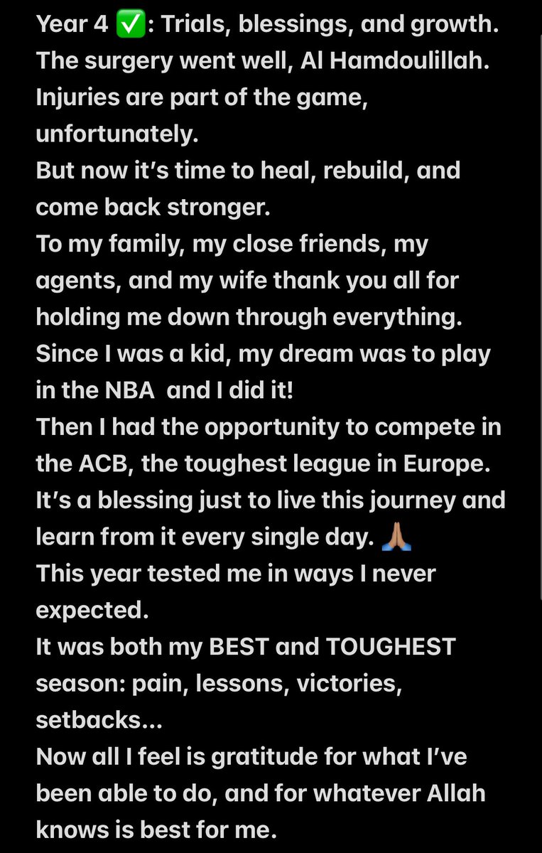 I’ll be back soon, stronger, wiser, and hungrier than ever. 🤲🏽⏳
#Tawakkul #FOE #AlHamdoulillahAlways