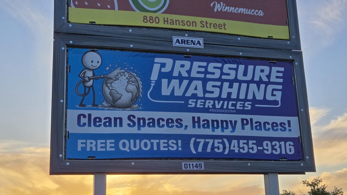 Business Spotlight: Serving Winnemucca, Golconda, Battle Mountain, and other area cities, Pressure Washing Services prides itself on helping create clean spaces and happy places at your residence or business. For fast, friendly service, give them a call.