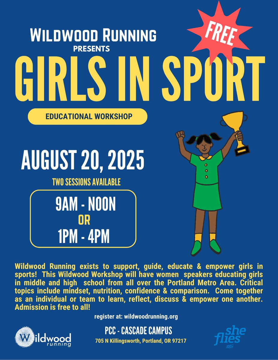 Girls in ALL sports, get ready! 📣 Our FREE Wildwood Workshop is BACK!

This  special workshop is designed to empower middle and high school girls on their sport journey. We’re all about helping girls stay in sport and providing essential education for their growing bodies.
