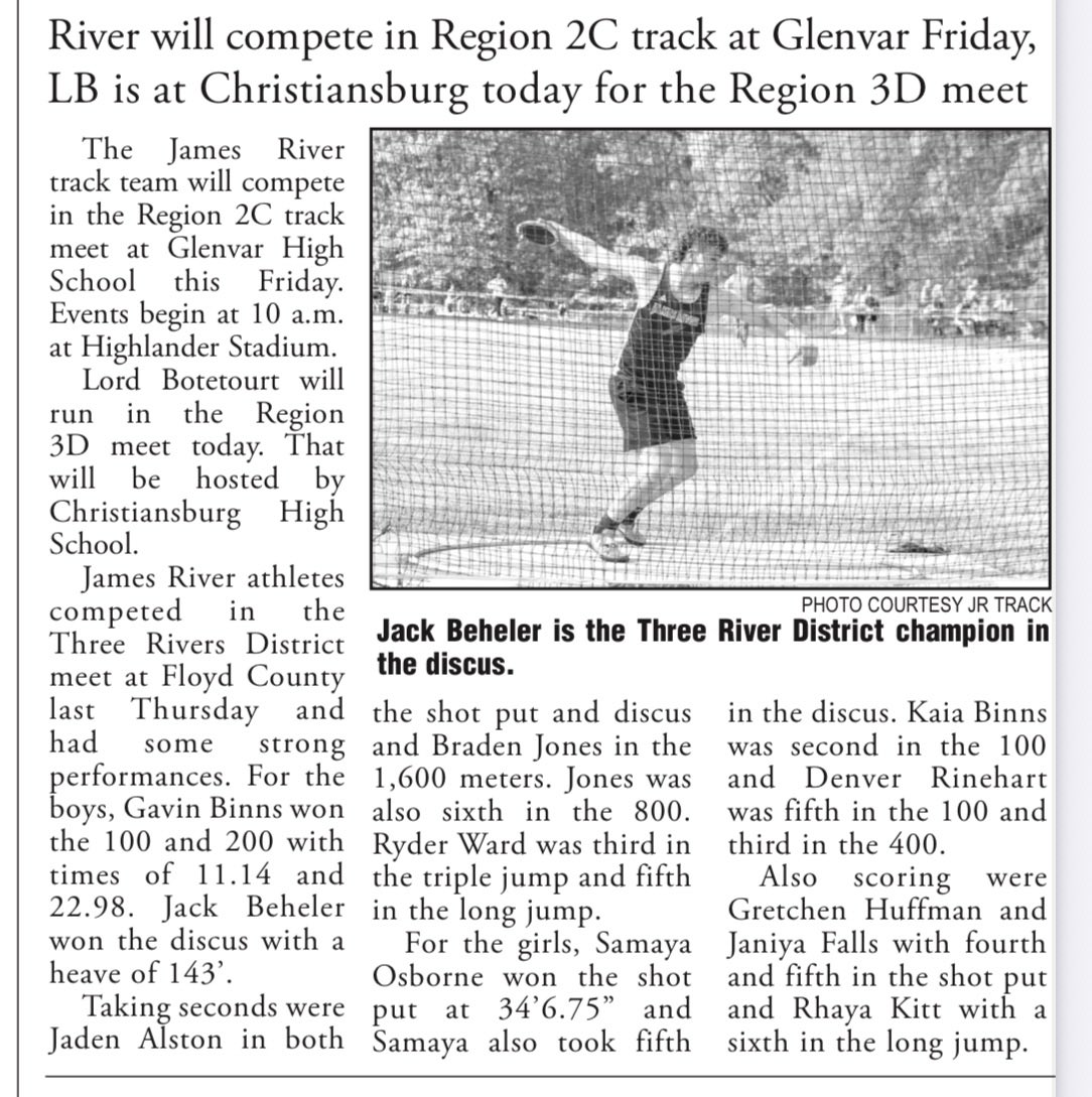 Blessed to be the District champion in discus! Thank you Jesus! #trackandfield #athlete #Jesus