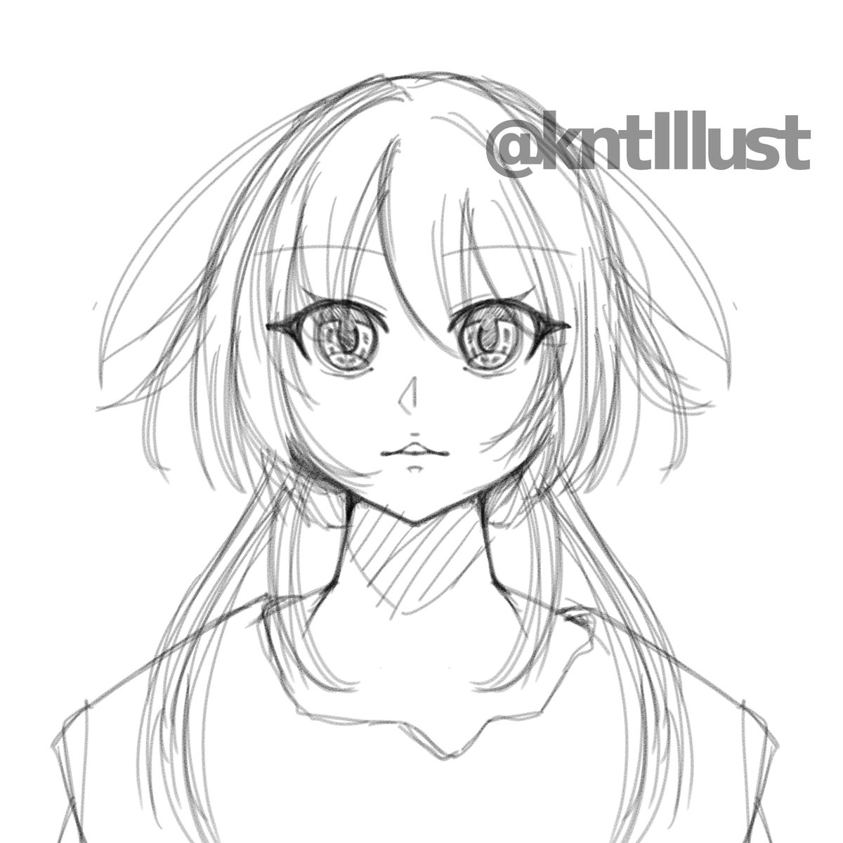 kntIllust's tweet photo. リハビリ手癖ちゃん
この口とふわふわの髪が描きたかった
あとは勢い https://t.co/j07H1CfHkw