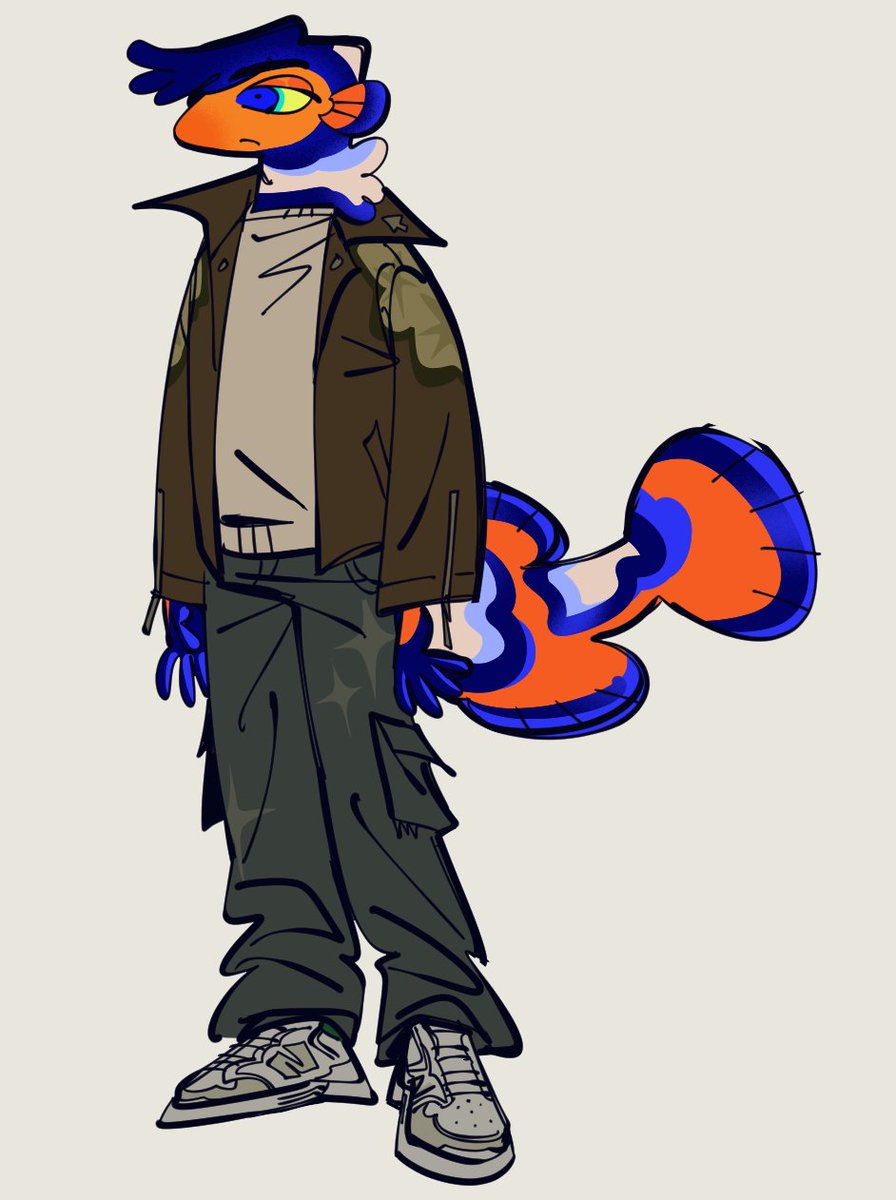 tried to design a clownfish... it looked much better in my head :/