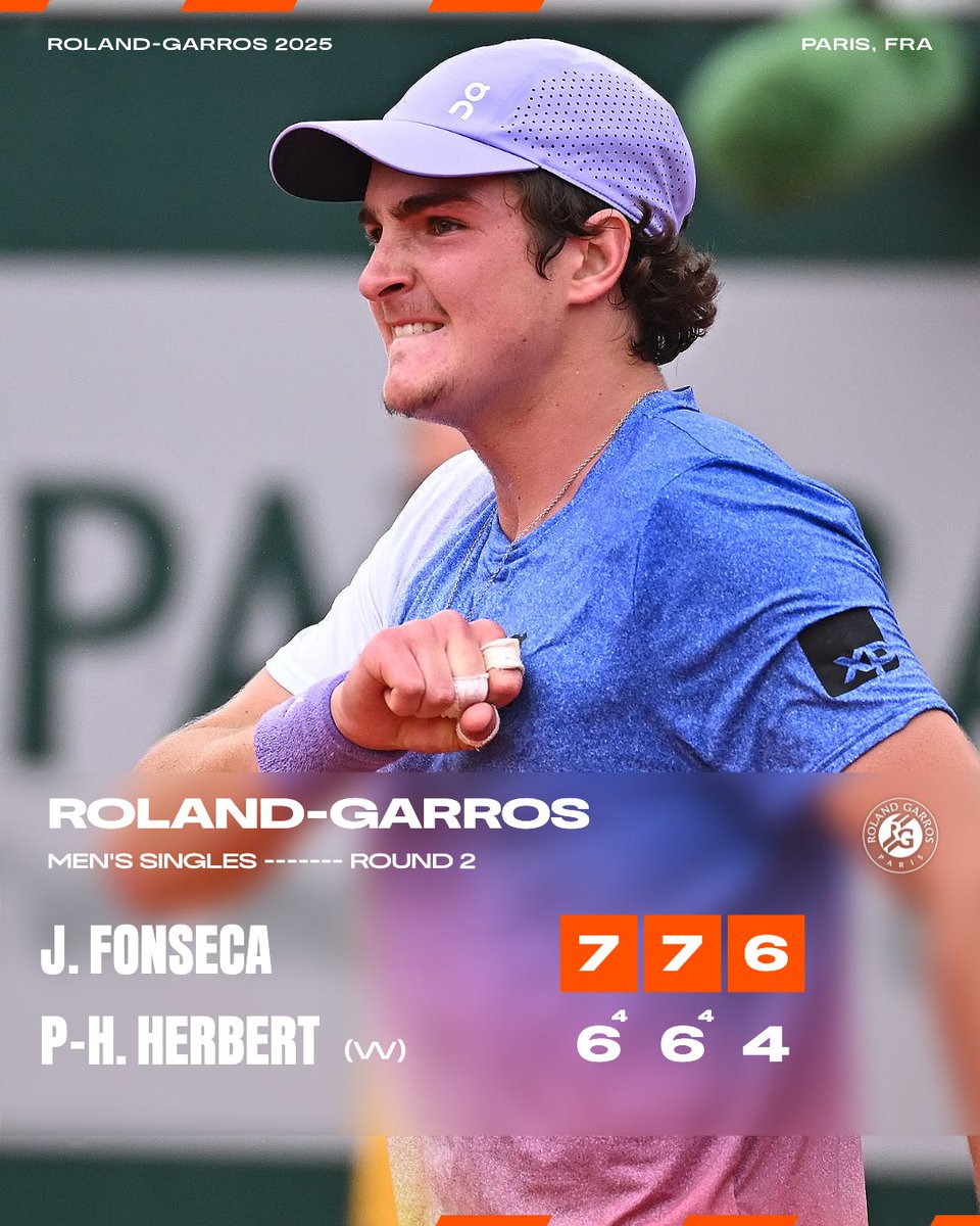 FONSECRACK TO R3 🇧🇷

#RolandGarros