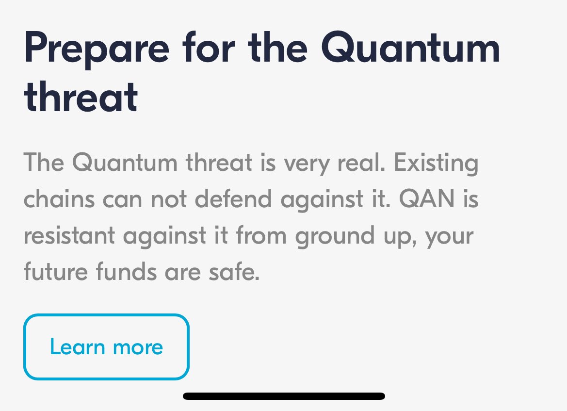 It is now established that quantum computing will definitely hack cryptography.
The only saving grace right now is <a href="/QANplatform/">QANplatform</a> which has already implemented the primary recommendation of NIST.

I hope you are prepared for this?.