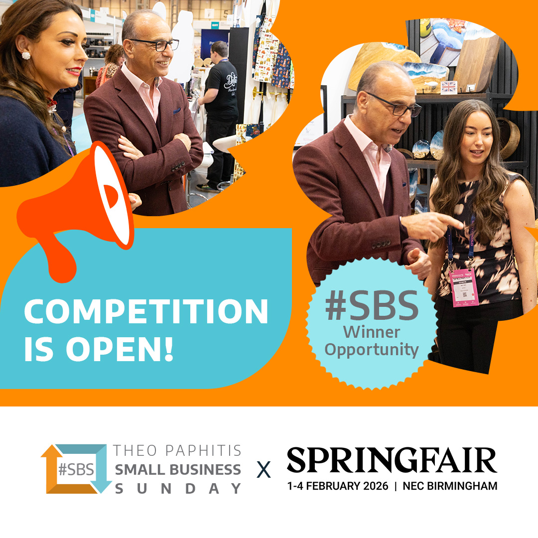 #SBS Crew (@thesbs_crew) on Twitter photo Spring Fair is a reminder of just one of the opportunities you can access as a #SBS winner! 🌷
The entry deadline for a chance to win one of twelve stands at <a href="/SpringAutFair/">Spring & Autumn Fair</a> 2026 closes in two weeks.
Head over to <a href="/TheoPaphitis/">Theo Paphitis 🇺🇦</a>' channels and apply to be a #SBS winner – then you Spring Fair is a reminder of just one of the opportunities you can access as a #SBS winner! 🌷
The entry deadline for a chance to win one of twelve stands at <a href="/SpringAutFair/">Spring & Autumn Fair</a> 2026 closes in two weeks.
Head over to <a href="/TheoPaphitis/">Theo Paphitis 🇺🇦</a>' channels and apply to be a #SBS winner – then you