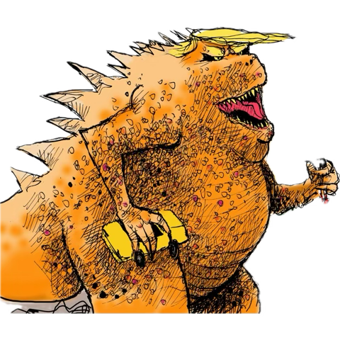 TrolldeTrolls3's tweet photo. @RpsAgainstTrump Donald Trump & his entire family are evil, mentally deranged, demented, parasitic wrecking balls of fake, phoney fuckwads.
All of his Tweets come from his shiny golden shitter.
#RIP_USA
#GrampaSimpson_is_Satan
#Trumpzilla
#OrangeJuliusCaesar
#MangoMussolini https://t.co/fNjSB9lrOy