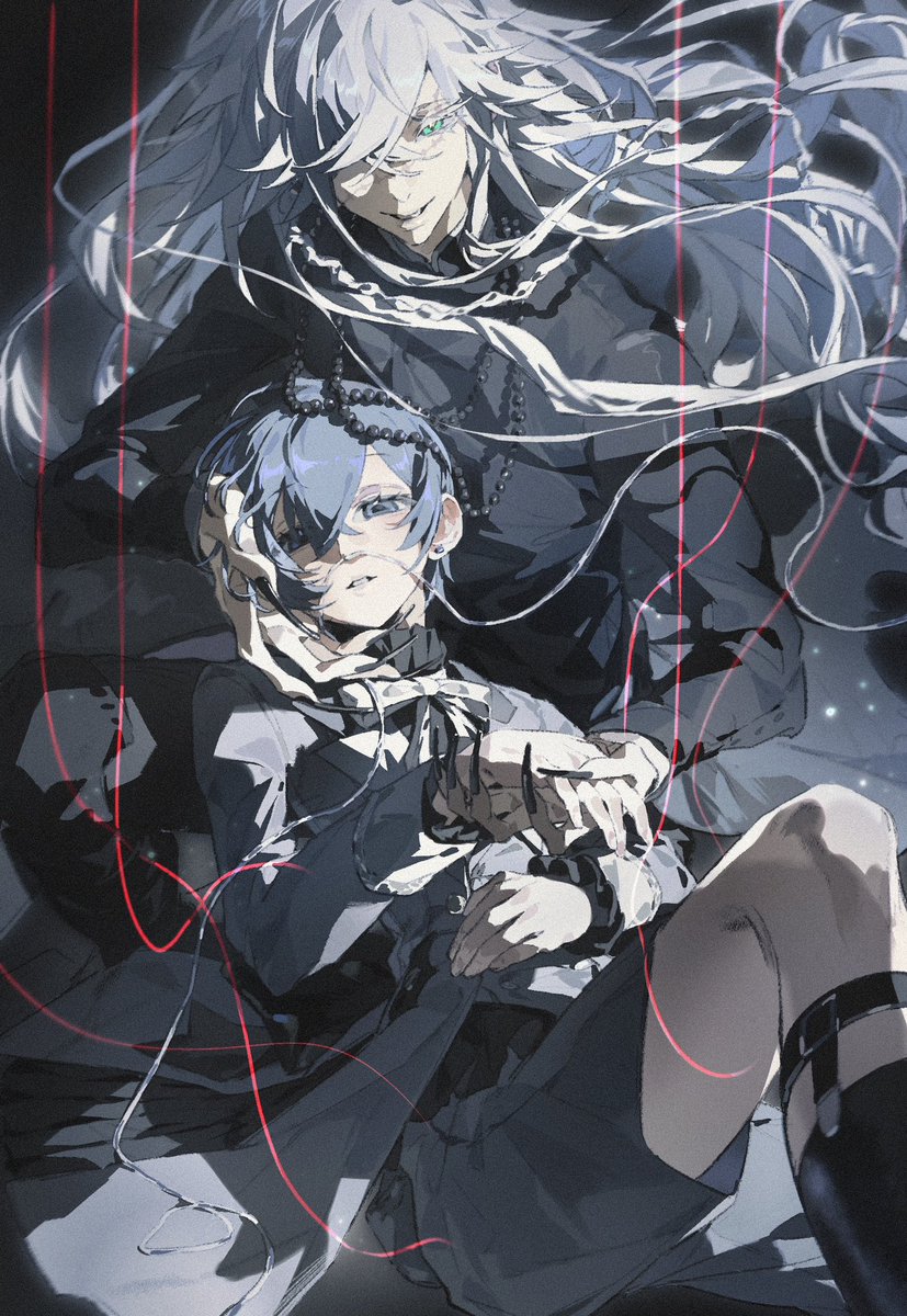 “可是您看上去很幸福，不是吗？”
 #黒執事 #BlackButler