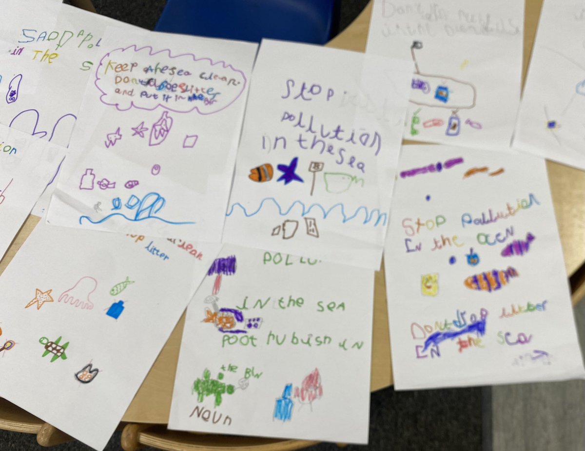 P1HH have been learning how they can make a difference to their community. Linking to our ‘under the sea’ topic, the children decided to create posters to raise awareness and prevent plastic pollution in our oceans. #GlobalGoals #MakeADifference