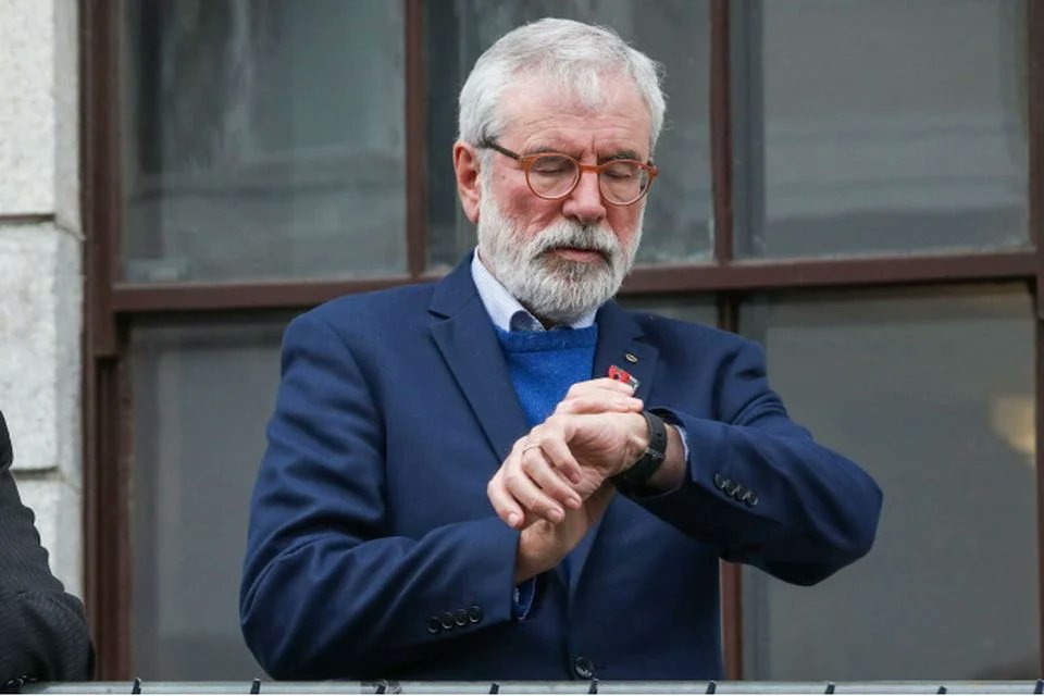 The jury in the Gerry Adams libel case has been unable to reach a verdict after 6 hours of deliberations. It will reconvene in the morning. The former SF president says BBC Spotlight falsely claimed he'd sanctioned the murder of senior SF official turned informer Denis Donaldson.