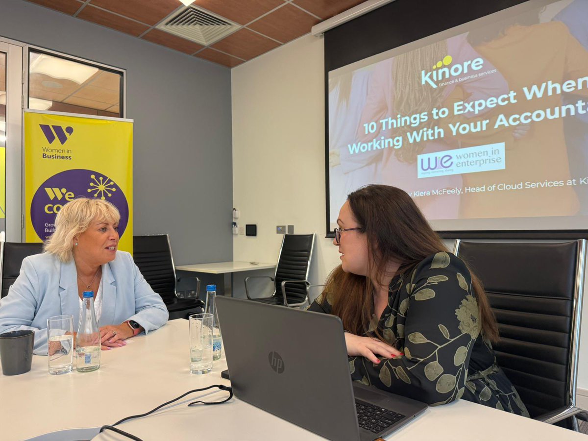 Thank you to Kiera McFeely from Kinore Finance &amp; Business Services for her very informative talk today on 
10 Things to expect when working with your Accountant.